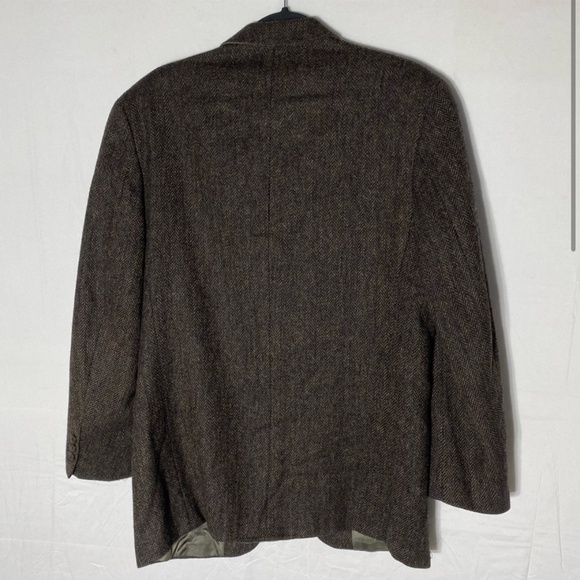 Vintage Club International Brown Pure New Wool Blazer 40R - Picture 2 of 14